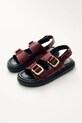 Alohas sandale de piele Harper S100731.01 burgundia