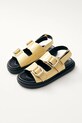 Alohas sandale de piele Harper galben S100731.02