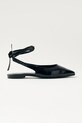 Alohas balerini de piele Ribbon piele patentata negru S100773.02