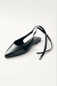 Alohas balerini de piele Ribbon S100773.02 negru SS25