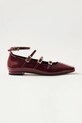 Alohas balerini de piele Luke burgundia S100056.03