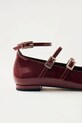 Alohas balerini de piele Luke S100056.03 burgundia SS25