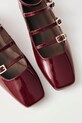 Încălțăminte Alohas balerini de piele Luke S100056.03 burgundia