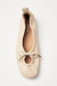 Alohas baleriny skórzane Rosalind S100303.01 beżowy