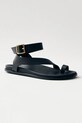 Kožené sandále Alohas Myles S100617.01 čierna SS25