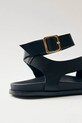 Kožené sandále Alohas Myles čierna S100617.01