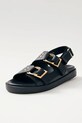 Alohas sandale de piele Maui negru S100641.01