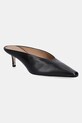 BOSS klapki skórzane Charlieze 5-8 cm czarny 50536294.001