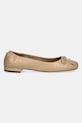 Кожаные балетки BOSS Luara 50536353.269 бежевый SS25