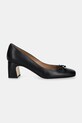 BOSS czółenka skórzane Luara 50539005.001 czarny SS25