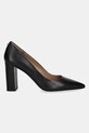 BOSS czółenka skórzane Janet 50543557.001 czarny SS25