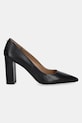 Δερμάτινες γόβες BOSS Janet 50543557.001 μαύρο SS25