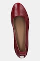 BOSS balerini de piele Dasy burgundia 50536560.608