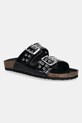 Bianco papuci BIAMIAMI imitatie de piele negru 11201781