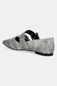 Cipők HUGO bőr balerina cipő Maridia 50536406.060 szürke