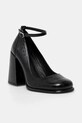 HUGO pantofi de piele Kiora gros negru 50536423.001