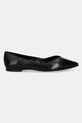 HUGO balerini de piele Maridia 50536651.001 negru SS25