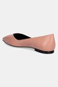 Cipők HUGO bőr balerina cipő Maridia 50536651.225 narancssárga