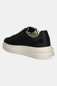 Обувки Кожени маратонки Guess ELBINA FLPELB.SUE12.BLACK черен
