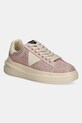 Шкіряні кросівки Guess ELBINA платформа рожевий FLPELB.SUE12.PINK
