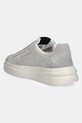 Obuwie Guess sneakersy skórzane ELBINA FLPELB.SUE12.WHITE szary