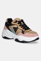 Tenisky Guess HAPYY textilní hnědá FLPHAP.ELE12.MULTI