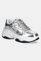 Αθλητικά Guess HAPYY υφασμάτινο ασημί FLPHAP.LEL12.SILVE