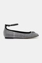 Guess ballerine LEVVISE FLPLVS.SAT02.BLACK argento SS25