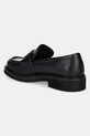 Obuv Kožené mokasíny Guess SHUTTLE FLPSHU.LEA14.BLACK čierna