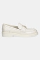 Кожаные мокасины Guess SHUTTLE FLPSHU.LEA14.IVORY бежевый SS25