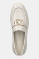 Kožené mokasíny Guess SHUTTLE béžová FLPSHU.LEA14.IVORY