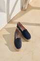 Boty Semišové espadrilky Manebi Hamptons Double Sole Espadrilles K.1.5.D0 černá