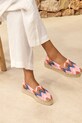 Manebi espadryle Double Sole Espadrilles platforma multicolor H.3.8.D0