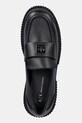 Kožené mokasíny Armani Exchange černá XDA006.XV874.00002