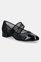 Tory Burch czółenka Cap-Toe Mary Jane Heel Ballet tekstylny czarny 162496.001