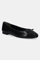 Kožené balerínky Tory Burch Cap-Toe Pave Ballet čierna 166214.004