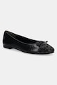 Tory Burch baleriny skórzane Cap-Toe Pave Ballet czarny 166214.004