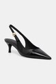 Kožené lodičky Furla Sfera Slingback usňová koža čierna YJ07SFE.Y57000.O6000