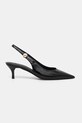 Kožené lodičky Furla Sfera Slingback YJ07SFE.Y57000.O6000 čierna SS25