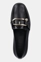 Шкіряні мокасини Furla Nuvola Loafer чорний YI48FNU.X30000.O6000
