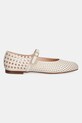 AGL baleriny skórzane Milly Pierced D544039PCSOFTY0119 beżowy SS25
