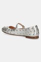 Încălțăminte AGL balerini de piele Milly Strap D544036PCFOILE0244 argintiu