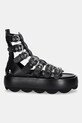 Kožené sandále AGL Gwendoline Straps D690005PHSOFTY0000 čierna SS25