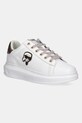 Karl Lagerfeld sneakers din piele KAPRI NFT Planet friendly alb KL62531N.01Z