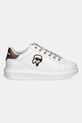 Karl Lagerfeld sneakers din piele KAPRI NFT KL62531N.01Z alb SS25