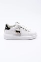 Karl Lagerfeld sneakers din piele KAPRI platformă alb KL62576T.011