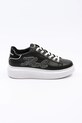 Karl Lagerfeld sneakers din piele KAPRI platformă negru KL62511A.000