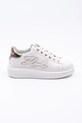 Karl Lagerfeld sneakersy skórzane KAPRI platforma biały KL62511A.11P