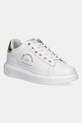 Karl Lagerfeld sneakersy skórzane KAPRI płaska biały KL62538K.01G