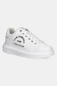 Karl Lagerfeld sneakersy skórzane KAPRI płaska biały KL62539K.01S
